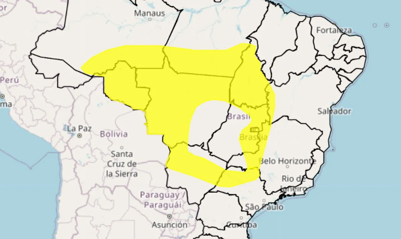 Alerta Amarelo Para Temporais E Chuvas Intensa Em Partes Da Regi O Norte Centro Oeste Sudeste